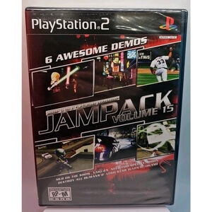 JamPack Volume 15 : 6 Awesome Demos (Sony PlayStation 2, 2006) PS2 New Sealed
